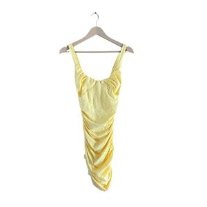 Tiger Mist Luca Dress XS Yellow
Ruched Mini Dress party wedding dress